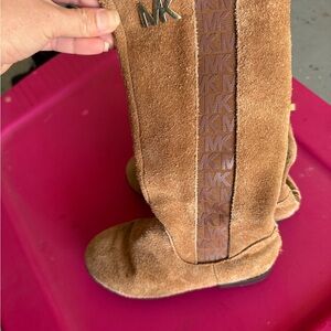 Michael Kors Tan Suede Boots